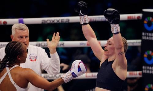 Price rises to occasion with glory on historic night for women’s boxing