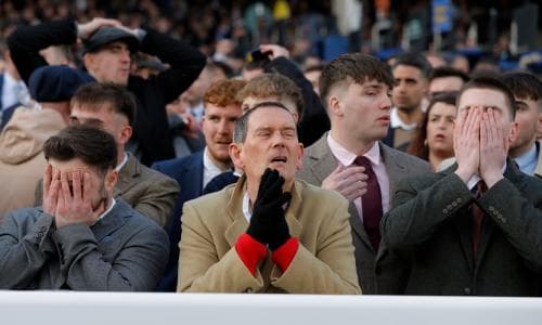 New-look Cheltenham festival delivers day of drama for smaller audience