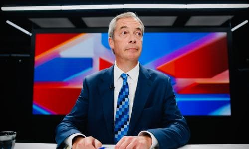 Open-mouthed Farage struggles to find his voice as GB News is caught between Trump, its viewers and reality