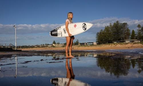 Surfing prodigy Milla Brown: ‘It’s pretty normal now for girls to be doing big airs’