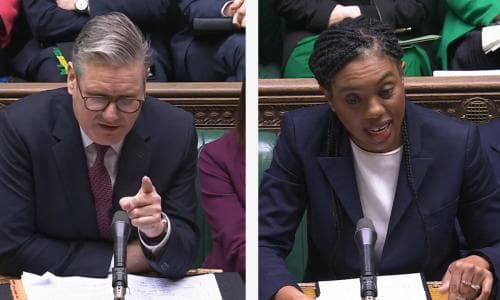 Starmer ‘not telling truth’ over Gaza family asylum decision, claims Badenoch, after PMQs clash – as it happened