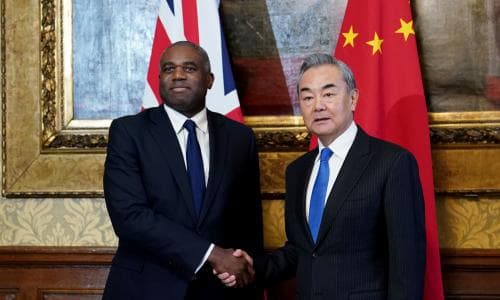 UK should have ‘robust but constructive’ talks with Beijing, says David Lammy – as it happened