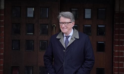 Respect Trump’s mandate and handle disputes ‘directly and privately’, says Mandelson