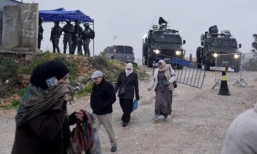 ‘They lock us in like sheep’: new Israeli checkpoints and barriers raise fears in the West Bank